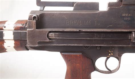 World War Two Canadian Inglis Bren Deactivated Machine Gun Russell