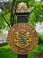 colonna con stemma (del Ducato di Sassonia e Coburgo) nel "Veste Coburg ...
