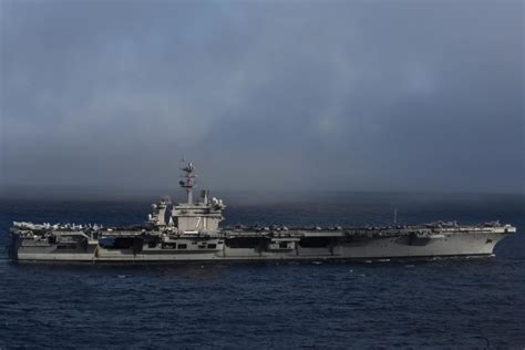 Carrier Uss Theodore Roosevelt Leaves San Diego For Indo Pacific