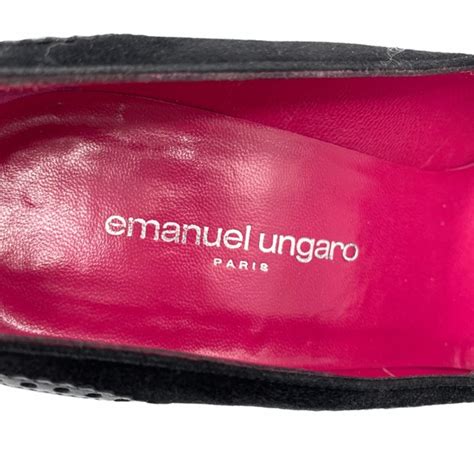 Emanuel Ungaro Shoes Emanuel Ungaro Leather Suede Spectator Pump Sz