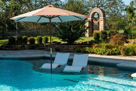 Ledge Lounger Backyard Pool Backyard Pool Landscaping