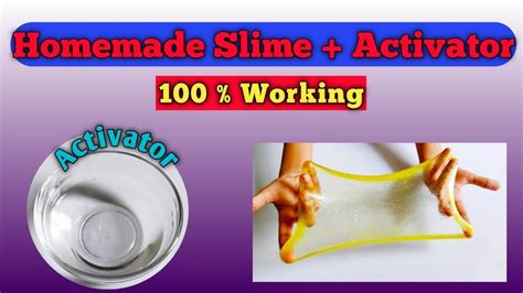How To Make Slime Activator At Home 100 Working With Proof How To