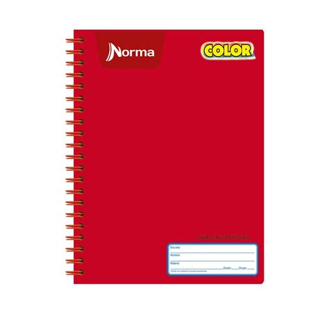 Cuaderno Profesional Norma Color Cuadro Chico 100 Hojas Office Depot