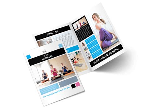 yoga class brochure template mycreativeshop