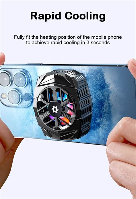 Buy Wireless Phone Cooler Fan Gohzq Magnetic Cell Phone Cooler Built