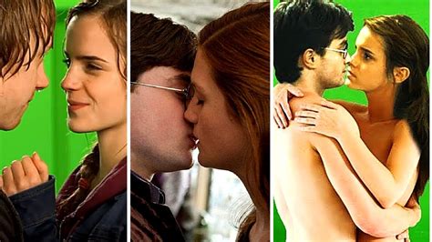 Harry Potter Kissing Scenes Behind The Scenes Ultimate Compilation