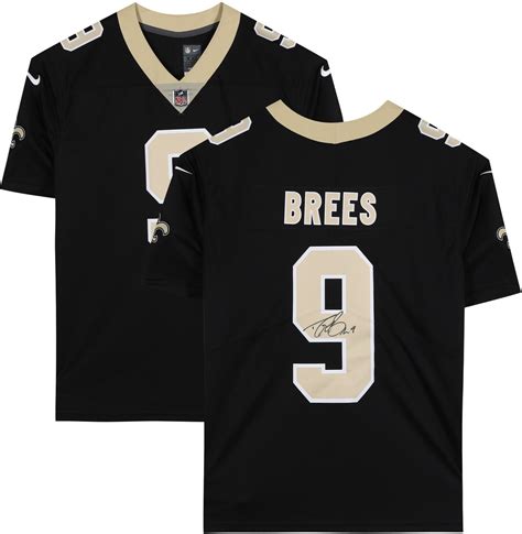 Drew Brees New Orleans Saints Autographed Nike Limited Black Jersey