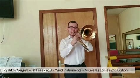 Ryzhkov Sergey Рыжков Сергей 1st Prize Wind Instruments Nouvelles Etoiles 2nd Edition