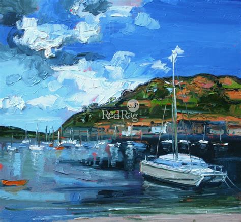 Peaceful Harbour By Scottish Contemporary Artist Judith Bridgland