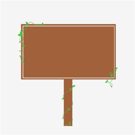Brown Wood Clipart Png Images Brown Wood Sign Billboard Creative