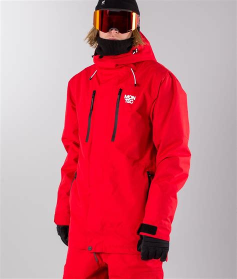 Fawk Ski Jacket Red Montecwear Ski Jacket Jackets Red Jacket