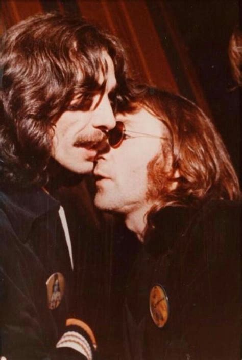 The Last Photo Of John Lennon And George Harrison Together It Was