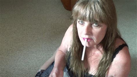 Sultry Smoking A 100 Slim White Cigarette Jolees Fetish Store For