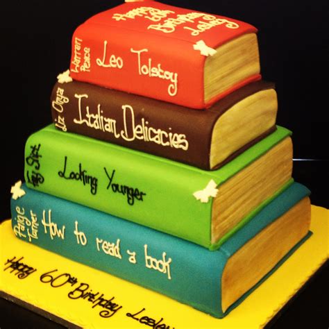 Stack Of Books Cake Peter Herd