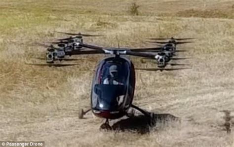 Passenger Drone Completes Its First Manned Flight Daily Mail Online