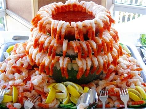 Refrigerate the rest for replenishing. Shrimp Cocktail Platter | Food Art & Photography ...