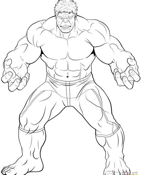 Hulk Drawing In Pencil At Getdrawings Free Download