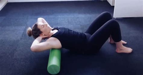 Foam Rolling Upper Back Exercises To Reduce Muscle Tension