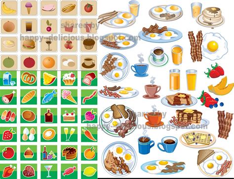 Happy Delicious Stuff Clip Art Food And Beverage