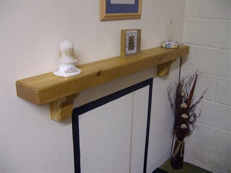 Your mantel can be painted or stained, or if you're doing a surround and mantel shelf together, you can combine the two finish options. Mantel Shelf with Corbels-Stove-Pine-Rustic Mantle-54" x 5 ...
