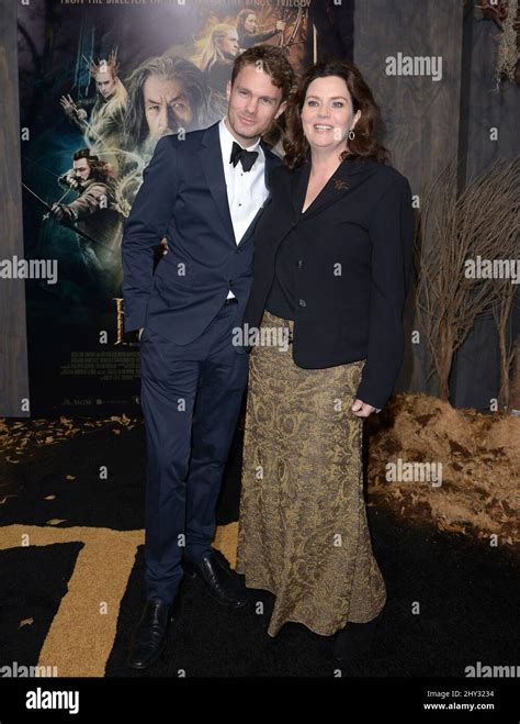 Philippa Boyens Calum Gittins Attending The Hobbit The Desolation Of