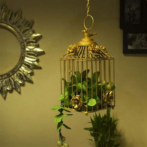 25 Best Decoration Ideas With Birdcage Planters Birdcage Planter