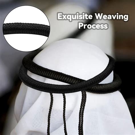 Ubitree Casual Agal For Men Arab Aqel Rope For Arabic Egal Headband