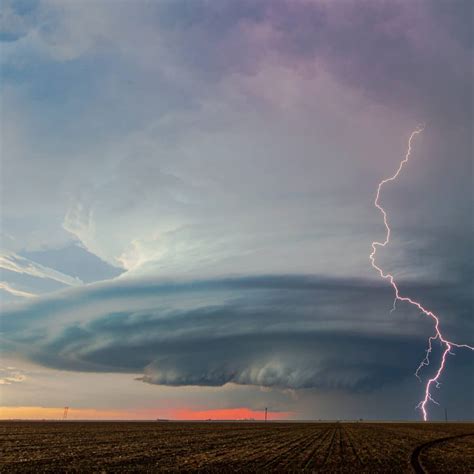 Beautiful Supercell Structure In Western North Texas Ben Holcomb