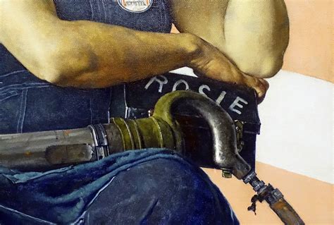 Rockwell Rosie The Riveter Detail 1943 Norman Rockwell Flickr