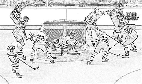 11 Free Hockey Coloring Pages For Kids