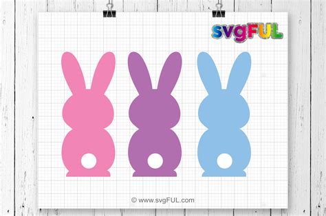 SVG, Bunny Clipart, Peep Svg, Easter Peeps, Svg, Dxf, Pdf, Silhouette