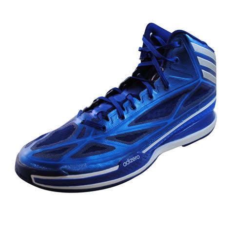 Adidas Mens Adizero Crazy Light 3 Blue Basketball Shoes G66518