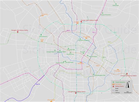 Useful Chengdu Subwaymetro Maps Sichuan Travel Guide