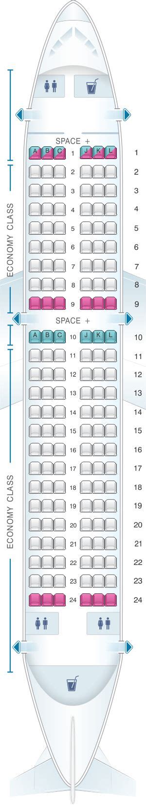 Seat Map Latam Airlines Airbus A319 China Southern Airlines Spirit