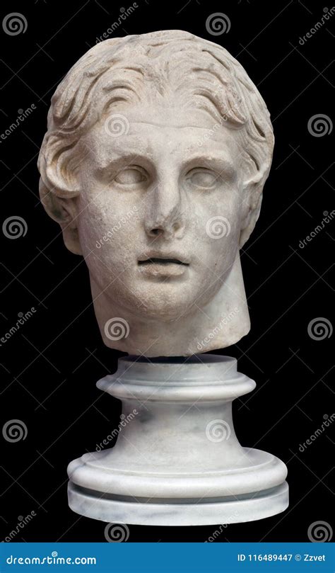 Head Of Alexander The Great Stock Image Image Of Hellinistic