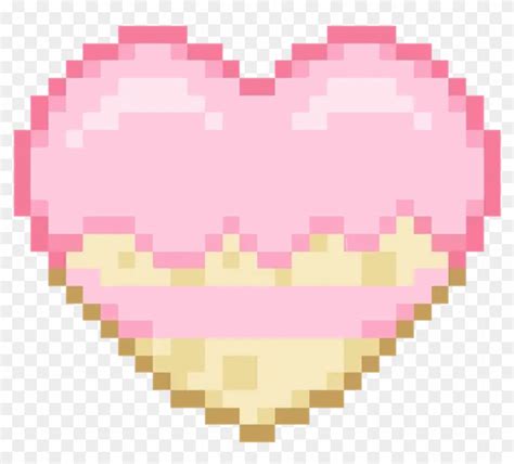 Download Heart Pixel Sweets Candy Cookie Pink Cute Kawaii