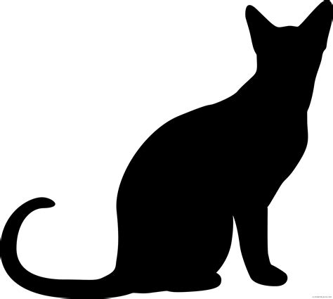 Cat Silhouette Clip Art Cat Png Download 21501931 Free