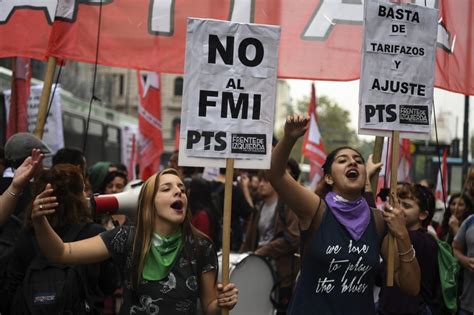 Argentina Thousands Protest Imf Again Green Left