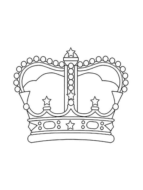 Crown coloring pages