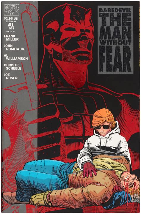 Hakes Daredevil The Man Without Fear 1 Comic Book Title Splash