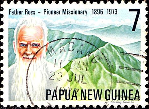 Papua New Guinea Father Ross 1896 1973 American Missionary In New