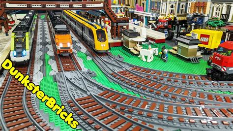Lego Train Track Setup And Station Expansion Massive Train Station And