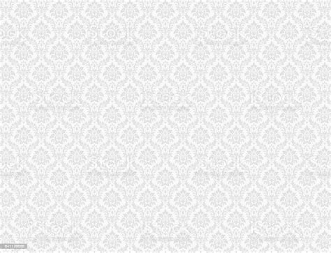 White Damask Pattern Background Stock Illustration Download Image Now