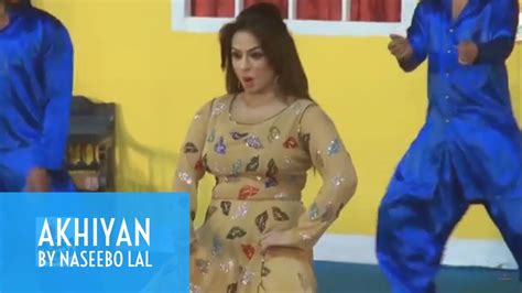 Akhiyan Milawan Gi Nida Choudhry Stage Mujra Pakistani Dance Naseebo