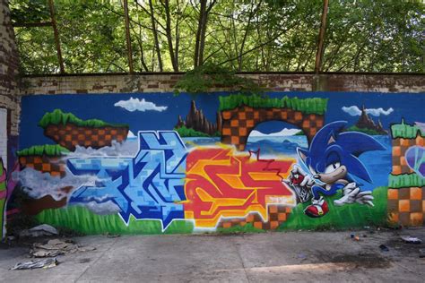 Sonic The Hedgehog Art Uk Newcastle Rgraffiti