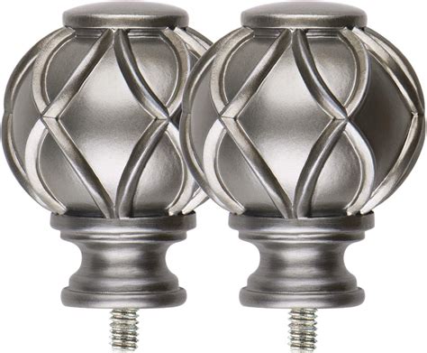 Kamanina Replacement Finials For 1 Inch Curtain Rods
