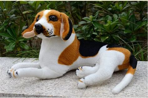 33cm Lovely Prone Beagle Dog Plush Toy Baby Toy Birthday T 0257