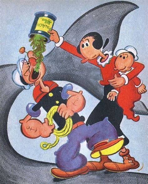 1958 Popeye Goes On A Picnic Story By Crosy Newell Illustrations