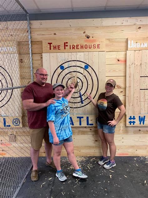 Yet More Happy The Firehouse Urban Axe Throwing Ocala