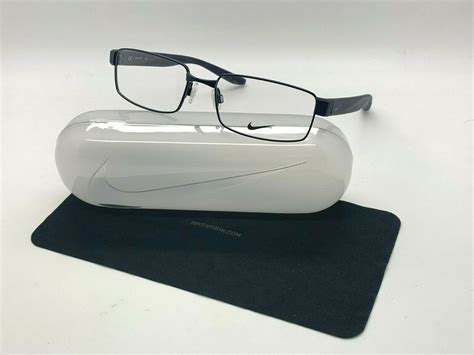 New Nike 8171 400 Satin Blue Optical Eyeglasses 55 17 140mm Case Eyeglass Frames